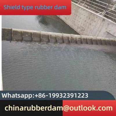 Corrosion resistant and wear-resistant dam, dust sealing dam, flood control rubber dam, gas shield dam, production, construction and maintenance