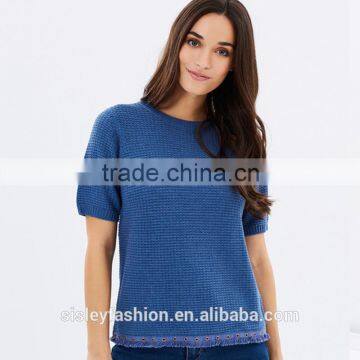 T-shirt women fashion long sleeve t shirt OEM service spring hotsale women t shirt design top quality women t shirt TS052