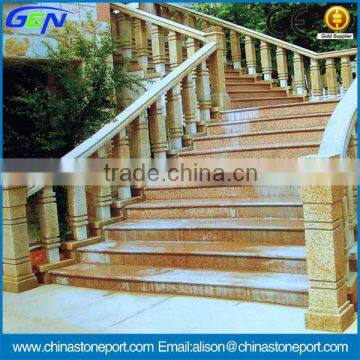 Low Price Chinese G562 Maple Red Exteriot Stairs & Handrail