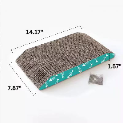 MEOW LOVE Cat Scraper Board Side Cat Scraper Pad After Cat Scraper Design Triangle photo-2