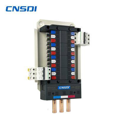 CNSDI 250A MCB Pan Assembly Busbar Chassis with  6way 8way 10way for Distribution Board