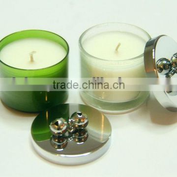 54mm Chrome plating candle lid with bell