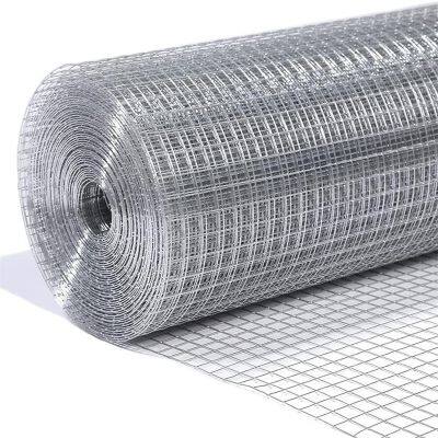 Factory Supplier1X30m Hot Dipped Galvanized Welded Iron Wire Mesh For Rabbit Cage