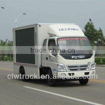 High quality Foton truck led display,mini led advertising screen