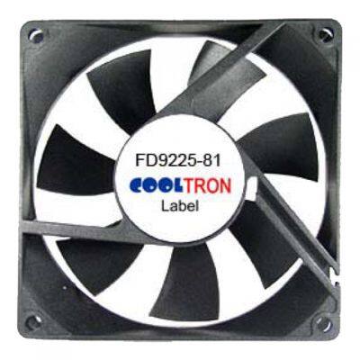 92x92x25mm 24V DC Axial Cooling Fan With Alarm Signal
