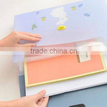 Lovely& Delicate Style A4 Colorful Pvc Expanding File Folder With Handle Suitable Office Lady Supplier's Choice photo-6