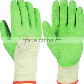 13 POLYESTER LATEX GLOVE LATEX COATED,GLOVES CRINKLE FINISH WORK GLOVES WORKING GLOVES LABOR GLOVES SAFETY GLOVES