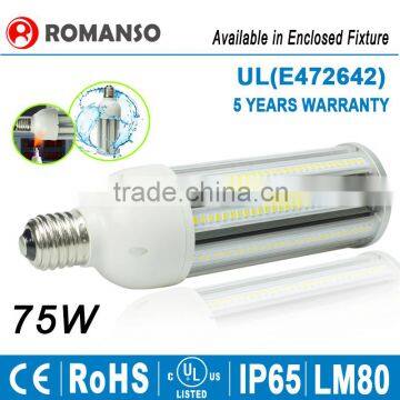 75W LED Corn COB Bulb 8000lm 250W HID Metal Halide Replacement UL E472642