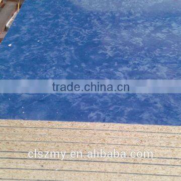 1220*2440mm blue colors melamine veneer particleboard