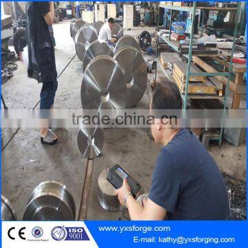 Chinese factory directly sale monorail beam trolley wheel/monorail crane wheels