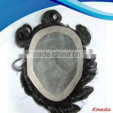 High quality 6 inch hair men toupee in stock wholesale