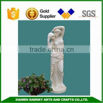 125cmH garden and home decoration fiberclay lady statues                        
                                                Quality Choice