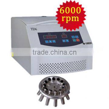 TD6 table top 6000rpm small medical equipment from china centrifuge manufacturer