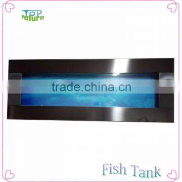 STAINLESS STEEL WALL HANGING AQUARIUM,WALL-MOUNTED FISH TANK