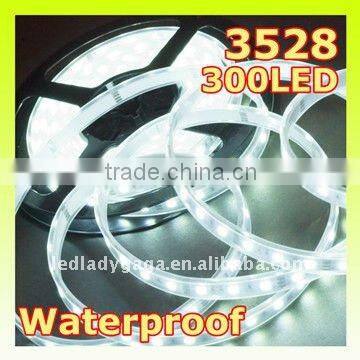 Super bright 5M 3528 waterproof rgb led strip ip68 300leds 12V 2A 24W Lamp 60LED/M