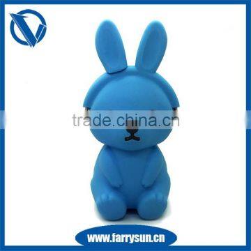 2016 Newest Rabbit Design Silicone Pouch Bag Earphone Bags photo-2