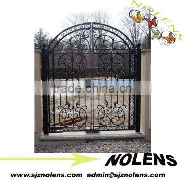 Wrought iron gate garden iron gate /wrought iron gates /Annual Promotion Front Iron Gate Door Prices Supplier