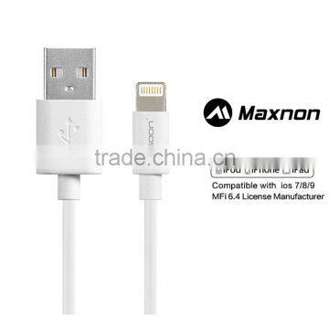MFI certified Shenzhen mfi 8 pin usb cable supplier for iphone 5 usb cable