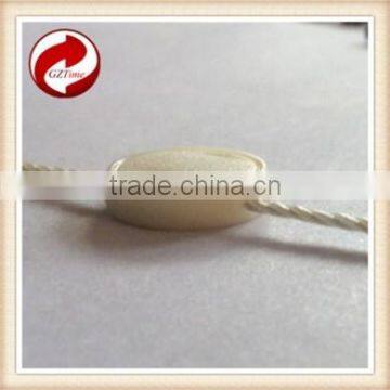 China Quality String Seal Tag, Hang Tag String, Garment Plastic Seal Tag Beige Seal Tag Metal Beads String Curtain