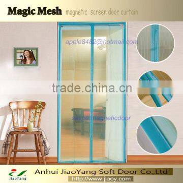 polyester magnetic screen door curtain