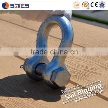 US Type G2130 Drop Forged Lifting Bow Shackle With Safety Pin photo-2