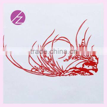Shanxi Folk art home decor folk paper-cuts of plum blossoms , orchid ,bamboo and chrysanthemum very unique home decoration JZ-51