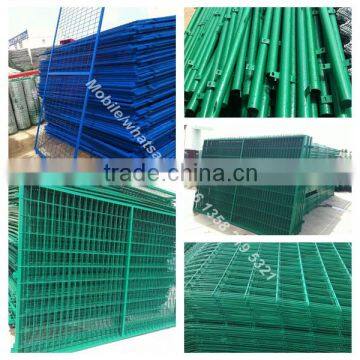 china factory green colors pvc coated welded wire mesh panels