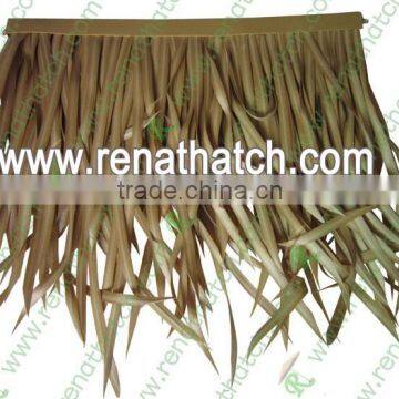 plastic thatch roofing material, safari thatch, synthetic thatch panels