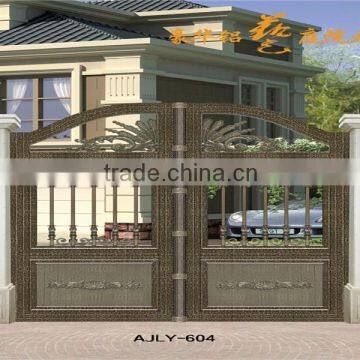 AJLY-604 Luxury Aluminum villa main entrance gate/door design