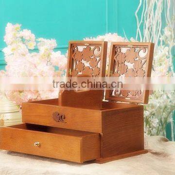 high quality cheap price wooden box for jewelry,new product luxury handmade jewellery box packaging, sewing box made in China