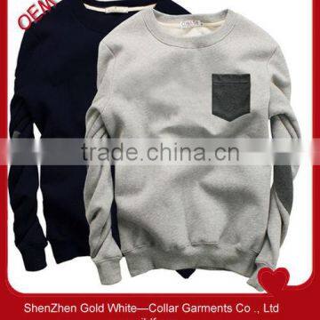 fashion blank mens sweatshirt