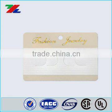 jewelry tags display paper card
