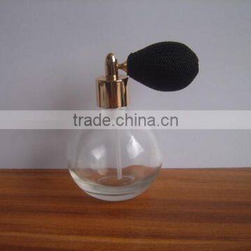 100ml clear ball shape perfume bottle with atomizer