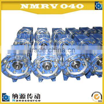 Good air tightness NMRV aluminum body motor flange mounting rectangle worm gearbox