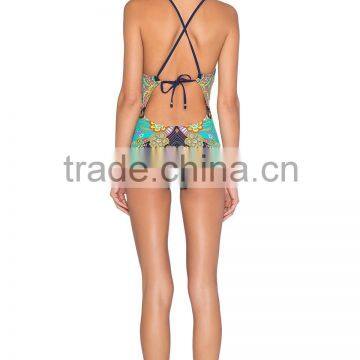 2016 Young Girls Sex One Piece Swimwear photo-2