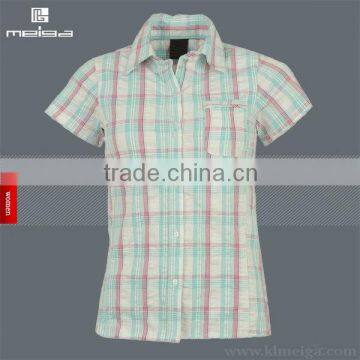 Women Casual Check Shirt Design