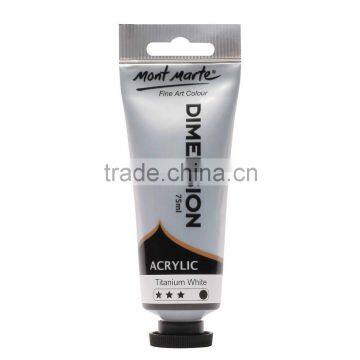 Mont Marte Dimension Acrylic Paint 75mls - Titanium White