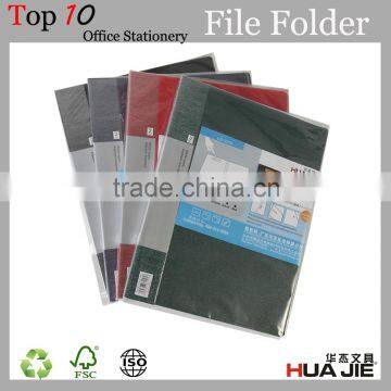 school stationery file folders portfolios a4 plastic folder spring clip file folder