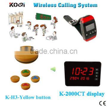 Wireless Waiter Calling System Best Price 433.92MHZ Call Bell Restaurant Full Equipment