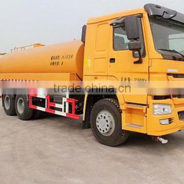 SINOTRUK manufacturer 20000 liter water sprinkler tank truck