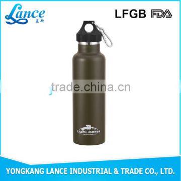 High quality 500ml narrow neck sports water bottles made in china