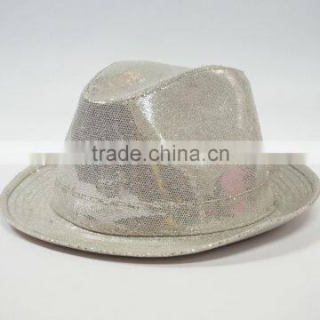 mens shining fedora hats, plaid fedora hats, fashional fedora hats