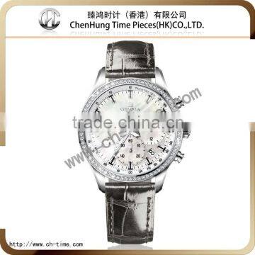 Personalized wrist VD53 excellent quartz geneva movt watch for men women manufacturer china