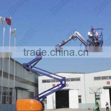 one man self-propelled articulating boom lift