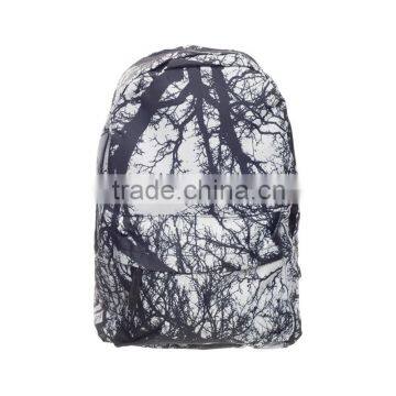 fashion 3D TREE printing backpack teenage