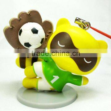 PVC plastic keychain toys,animal keychain decoration