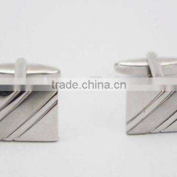 Cuff Button Brass Cufflinks Rectangle Brass Men Shirt Cuff Button photo-2