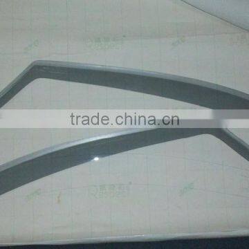 smoke colour IN CHANNEL STYLE car window visors wind deflectors weather guard FOR PEUGEOT 308 2008Y