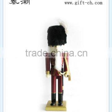 Ningbo Chuang Christmas Wooden Soldier Nutcracker Toy for Decoration