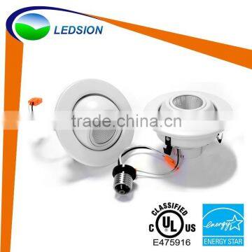 US Stock FREE SHIPPING UL cUL Energy star 4-Inch LED Downlight & Trim